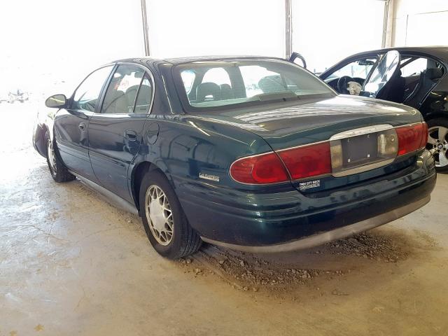 1G4HR54K7YU142685 - 2000 BUICK LESABRE LI GREEN photo 3