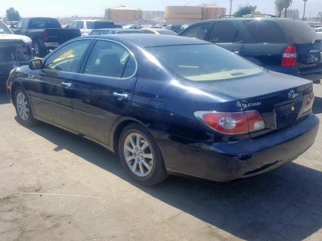 JTHBF30G420079938 - 2002 LEXUS ES 300 BLUE photo 3