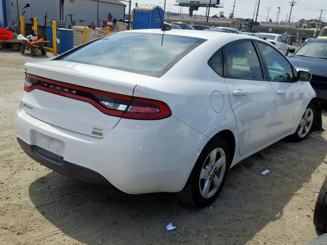 1C3CDFBA7GD629563 - 2016 DODGE DART SXT WHITE photo 4