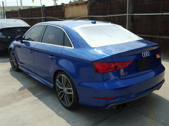 WAUBFGFF8F1124707 - 2015 AUDI A3 BLUE photo 3