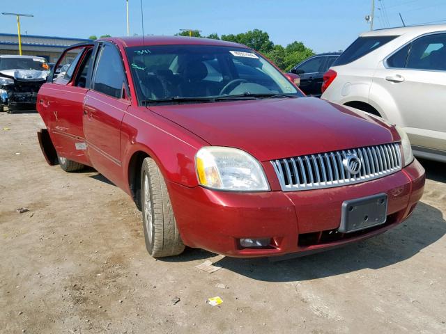 1MEFM42186G603725 - 2006 MERCURY MONTEGO PR RED photo 1