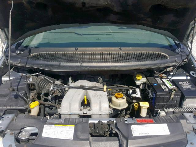 1B4GP25B12B711100 - 2002 DODGE CARAVAN SE BLUE photo 7