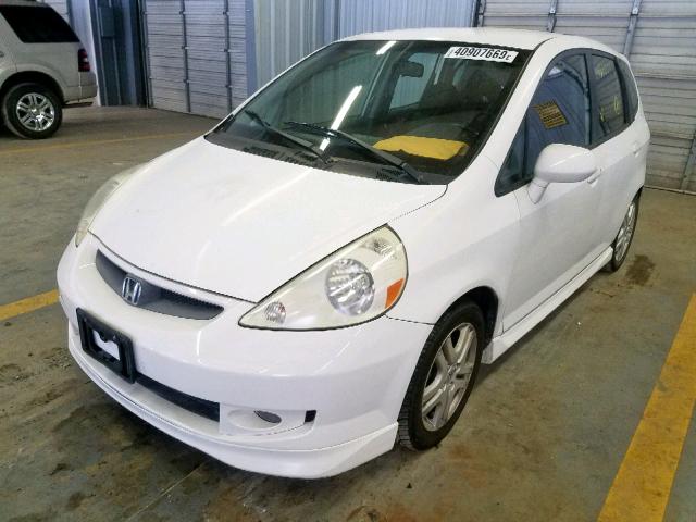 JHMGD37607S014928 - 2007 HONDA FIT S 白色 照片 2