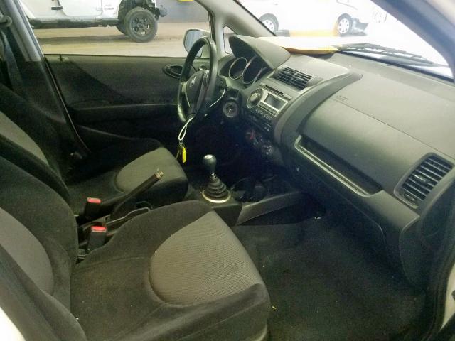 JHMGD37607S014928 - 2007 HONDA FIT S 白色 照片 5