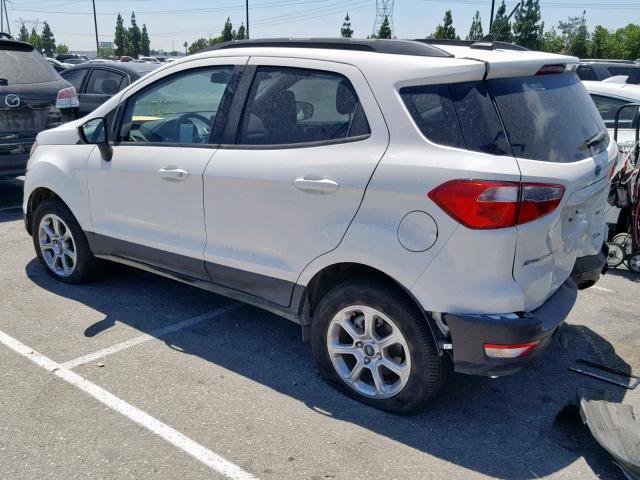 MAJ6P1ULXJC246799 - 2018 FORD ECOSPORT S WHITE photo 3