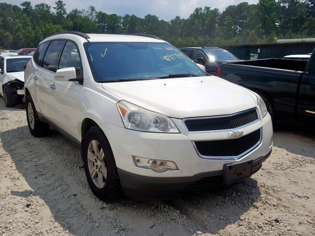 1GNKRGED3BJ246323 - 2011 CHEVROLET TRAVERSE L WHITE photo 1