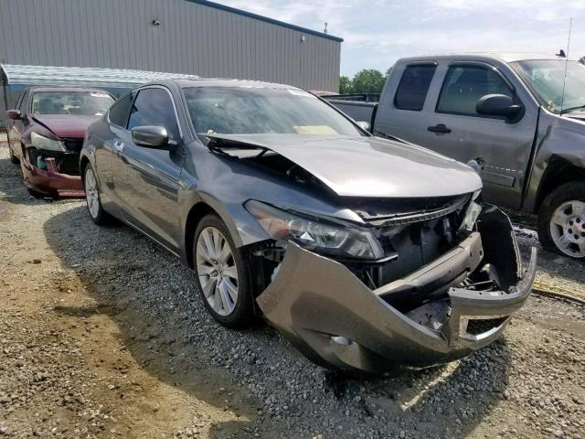 1HGCS22828A007352 - 2008 HONDA ACCORD EXL GRAY photo 1