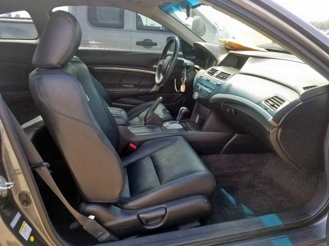 1HGCS22828A007352 - 2008 HONDA ACCORD EXL GRAY photo 5