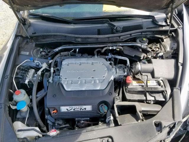 1HGCS22828A007352 - 2008 HONDA ACCORD EXL GRAY photo 7