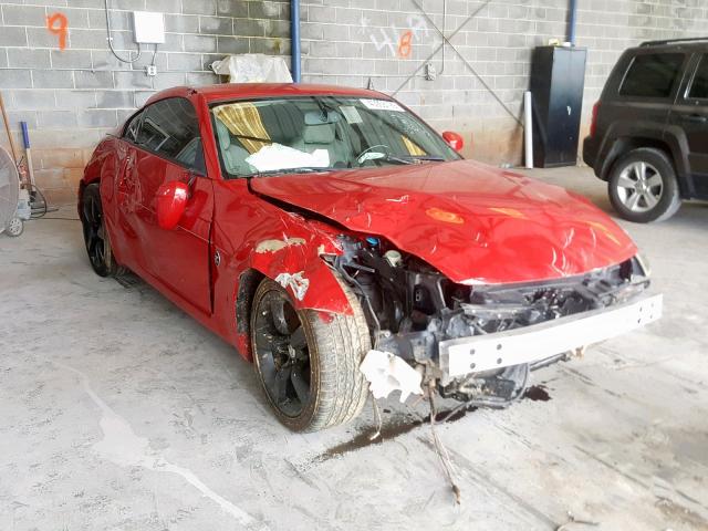 JN1BZ34D47M505252 - 2007 NISSAN 350Z COUPE RED photo 1