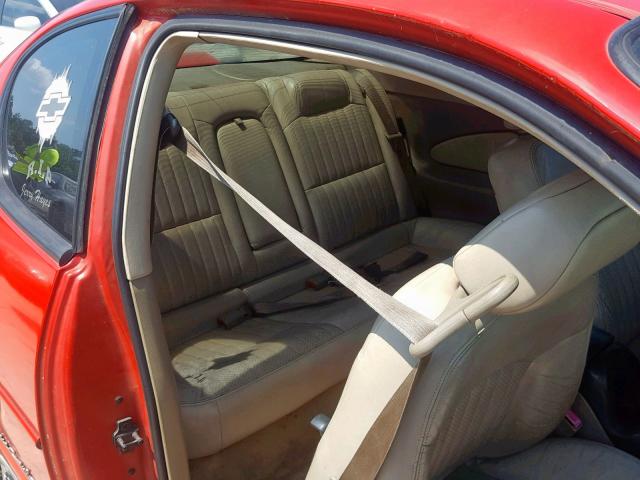 2G1WX15K119255102 - 2001 CHEVROLET MONTE CARL RED photo 6