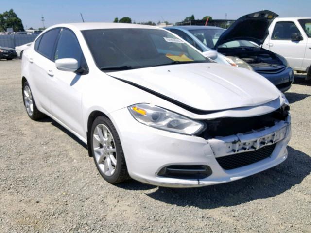 1C3CDFBH5DD713096 - 2013 DODGE DART SXT WHITE photo 1