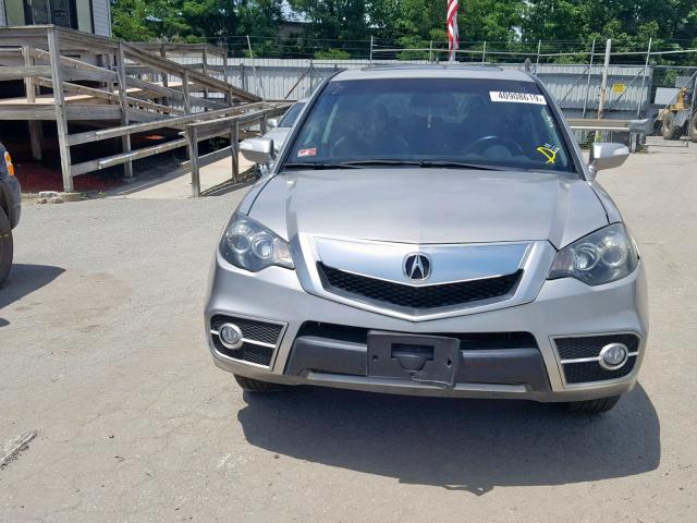 5J8TB1H50BA002732 - 2011 ACURA RDX TECHNO SILVER photo 9