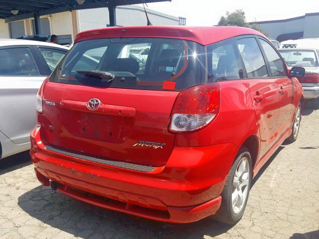 2T1KR32E53C055840 - 2003 TOYOTA MATRIX 红色 照片 4