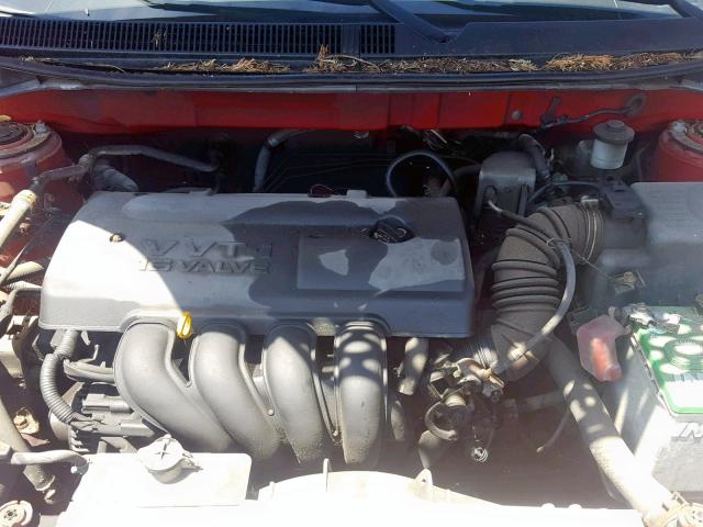 2T1KR32E53C055840 - 2003 TOYOTA MATRIX 红色 照片 7