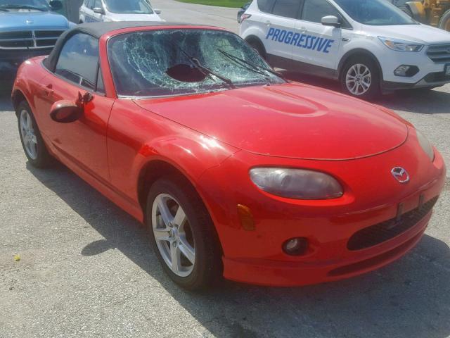 JM1NC25F070124673 - 2007 MAZDA MX-5 MIATA RED photo 1