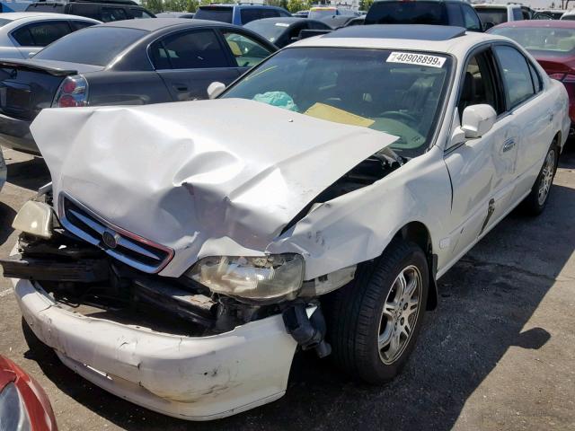 19UUA56611A030239 - 2001 ACURA 3.2TL WHITE photo 2