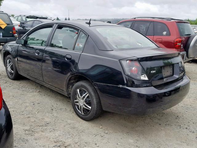 1G8AJ55F17Z125214 - 2007 SATURN ION LEVEL BLACK photo 3