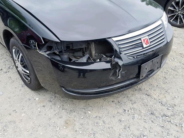 1G8AJ55F17Z125214 - 2007 SATURN ION LEVEL BLACK photo 9