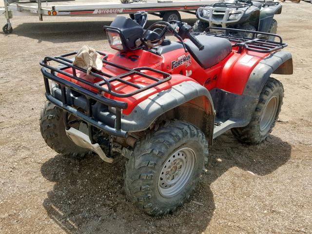 478TE224544528103 - 2004 HONDA TRX450 FE RED photo 2