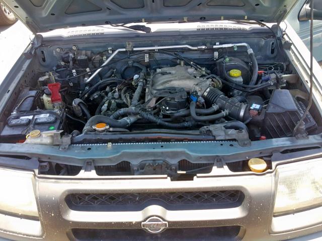 5N1ED28T51C585383 - 2001 NISSAN XTERRA XE GREEN photo 7