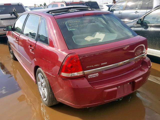 1G1ZT63866F241143 - 2006 CHEVROLET MALIBU MAX 栗色 照片 3