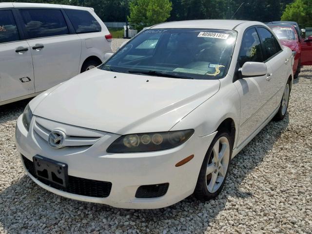 1YVHP80D475M11411 - 2007 MAZDA 6 S WHITE photo 2