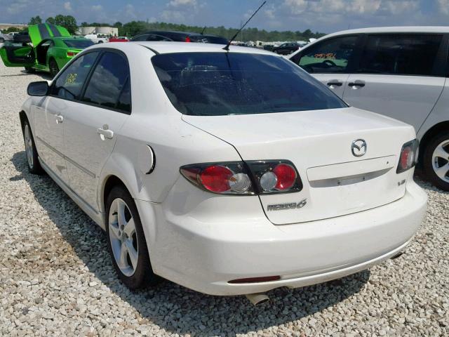 1YVHP80D475M11411 - 2007 MAZDA 6 S WHITE photo 3