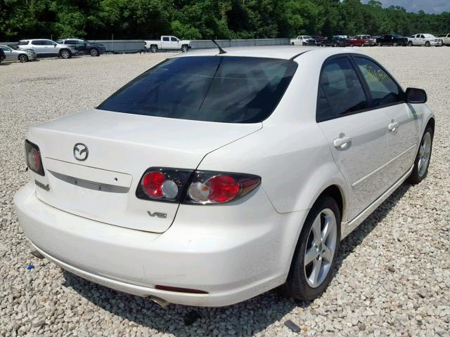 1YVHP80D475M11411 - 2007 MAZDA 6 S WHITE photo 4