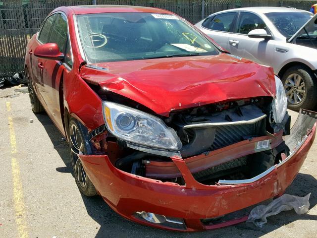 1G4PW5SK1G4151968 - 2016 BUICK VERANO SPO RED photo 1