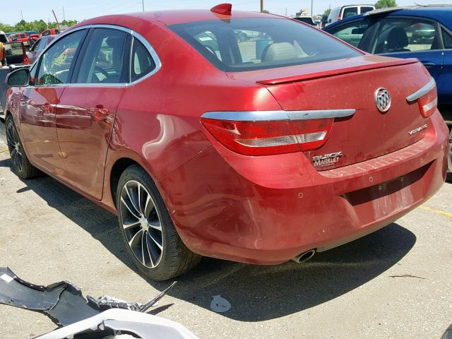 1G4PW5SK1G4151968 - 2016 BUICK VERANO SPO RED photo 3