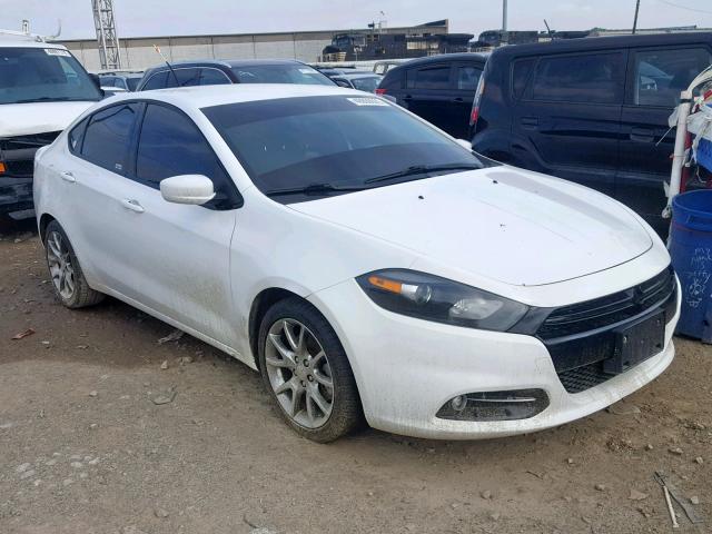 1C3CDFBB4FD123731 - 2015 DODGE DART SXT WHITE photo 1