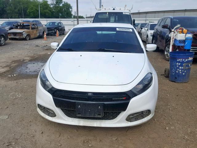 1C3CDFBB4FD123731 - 2015 DODGE DART SXT WHITE photo 9