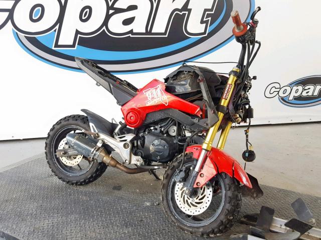 MLHJC6119F5103433 - 2015 HONDA GROM 125 RED photo 1