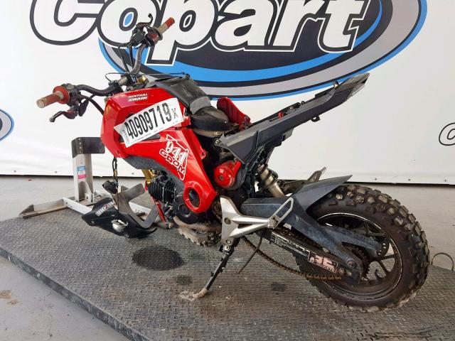 MLHJC6119F5103433 - 2015 HONDA GROM 125 RED photo 3