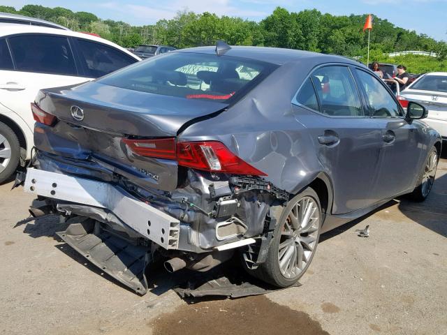 JTHCF1D25E5011579 - 2014 LEXUS IS 250 GRAY photo 4