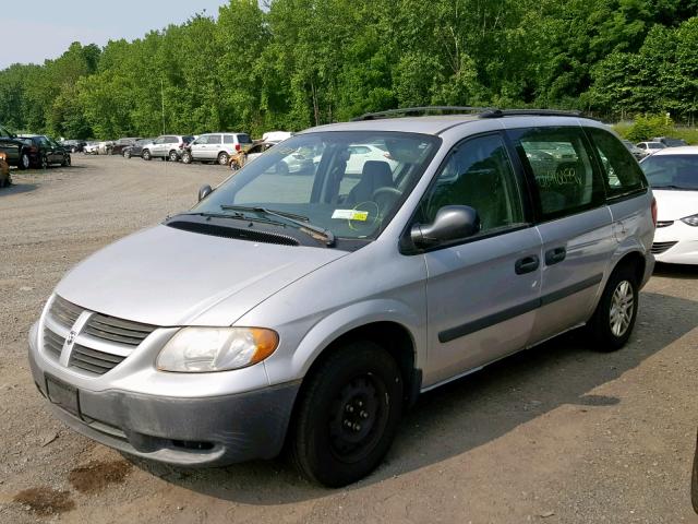 1D4GP25B75B177238 - 2005 DODGE CARAVAN SE SILVER photo 2