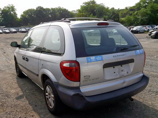 1D4GP25B75B177238 - 2005 DODGE CARAVAN SE SILVER photo 3