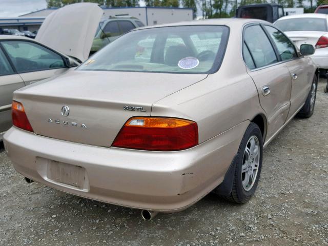 19UUA566XYA050225 - 2000 ACURA 3.2TL GOLD photo 4