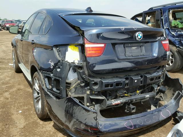 5UXFG8C53DL591407 - 2013 BMW X6 XDRIVE5 ლურჯი ფოტო 3