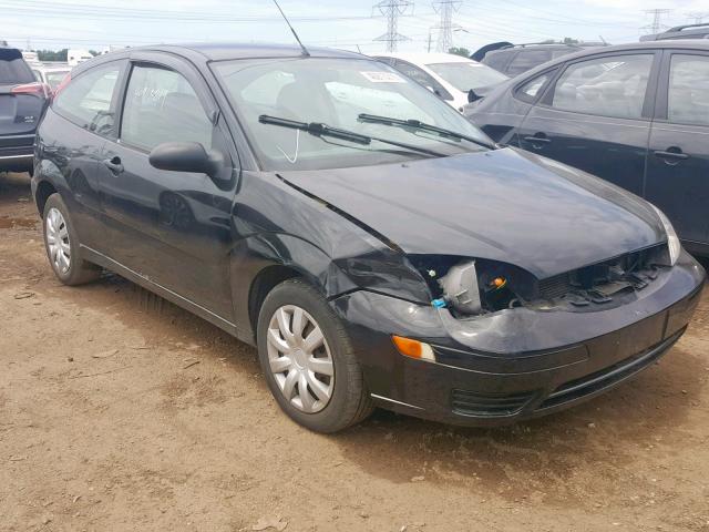 3FAFP31N85R128064 - 2005 FORD FOCUS ZX3 BLACK photo 1