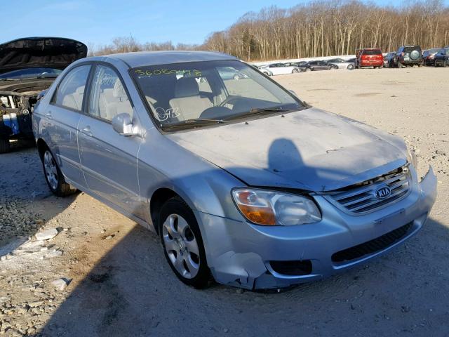 KNAFE122575452990 - 2007 KIA SPECTRA EX BLUE photo 1