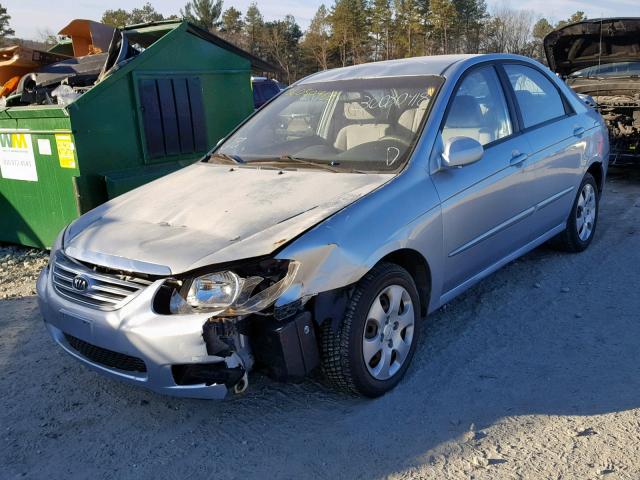 KNAFE122575452990 - 2007 KIA SPECTRA EX BLUE photo 2