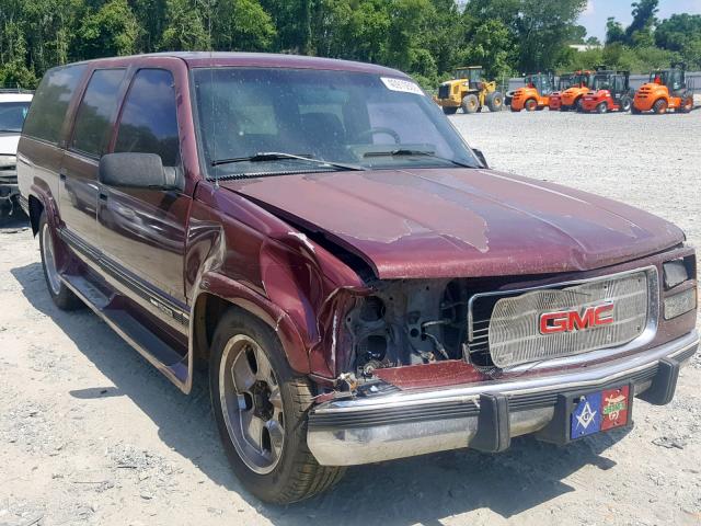 1GKEC16K9RJ768227 - 1994 GMC SUBURBAN C MAROON photo 1