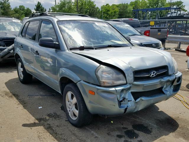 KM8JM12B86U250211 - 2006 HYUNDAI TUCSON GL BLUE photo 1