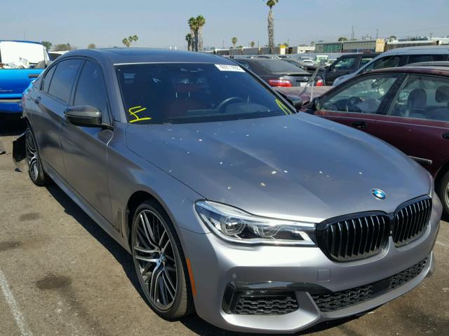 WBA7F0C38HGM22259 - 2017 BMW 750 I GRAY photo 1