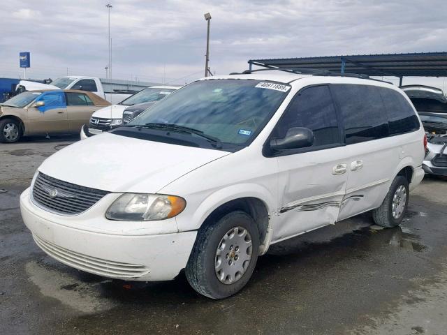 2C4GP44362R519522 - 2002 CHRYSLER TOWN & COU WHITE photo 2