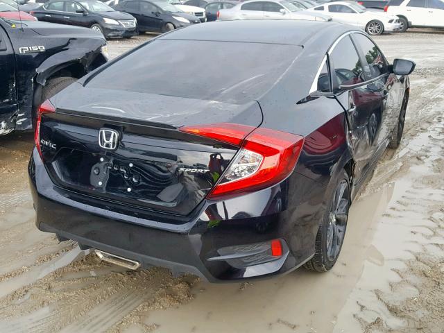 19XFC2F85KE007501 - 2019 HONDA CIVIC SPOR BLACK photo 4