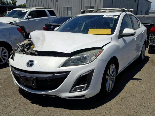 JM1BL1S62A1100488 - 2010 MAZDA 3 S WHITE photo 2