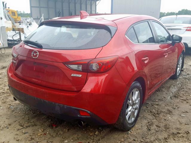 JM1BM1M71E1104377 - 2014 MAZDA 3 GRAND TO RED photo 4